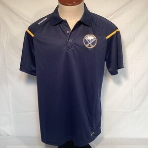NHL Buffalo Sabres Reebok center ice golf shirt  men’s size medium